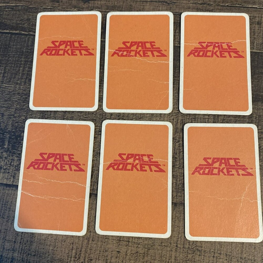 Vintage Space Rockets Card‎ Game 1983 Complete In Rough Condition - Picture 15 of 16